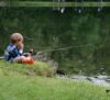 child fishing