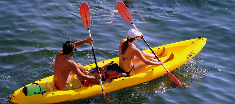 Canoé kayak sur le lac du Bourdon