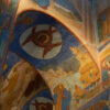 Peinture murale dans une église de Puisaye Forterre